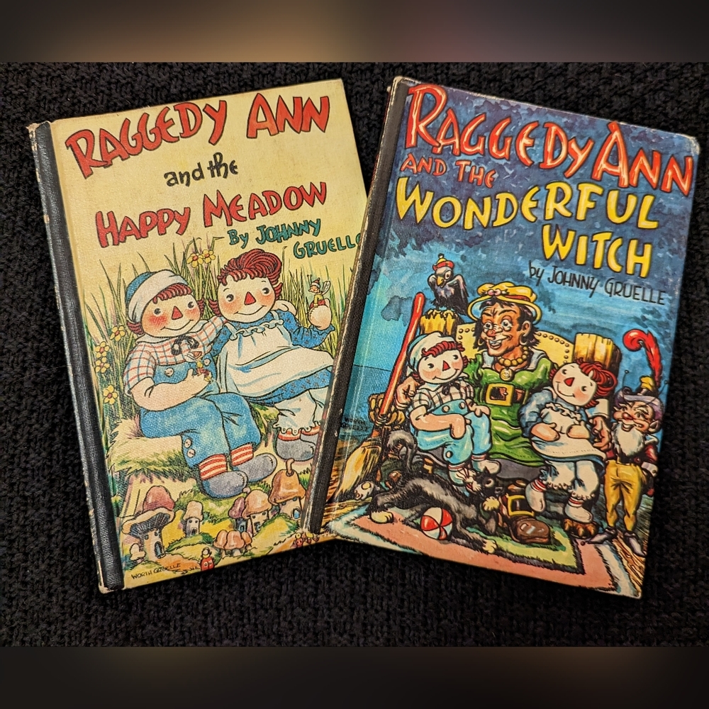 Vintage 1961 Raggedy Ann books (set of 2)